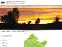 Tablet Screenshot of podbocianem.agropodkarpacie.pl