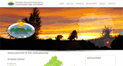 Desktop Screenshot of lesniczowka.agropodkarpacie.pl