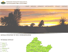 Tablet Screenshot of debinowka.agropodkarpacie.pl
